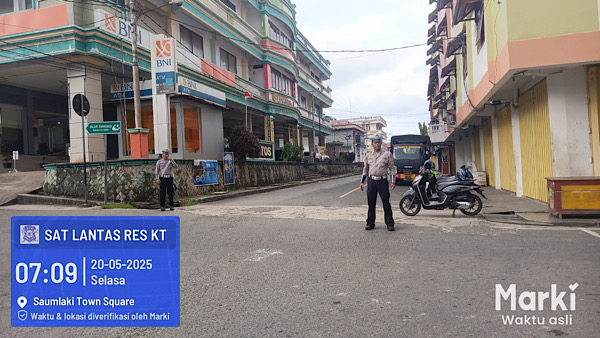 Tingkatkan pengaturan di pagi hari, Sat Lantas Polres Kepulauan Tanimbar jamin keselamatan Masyarakat