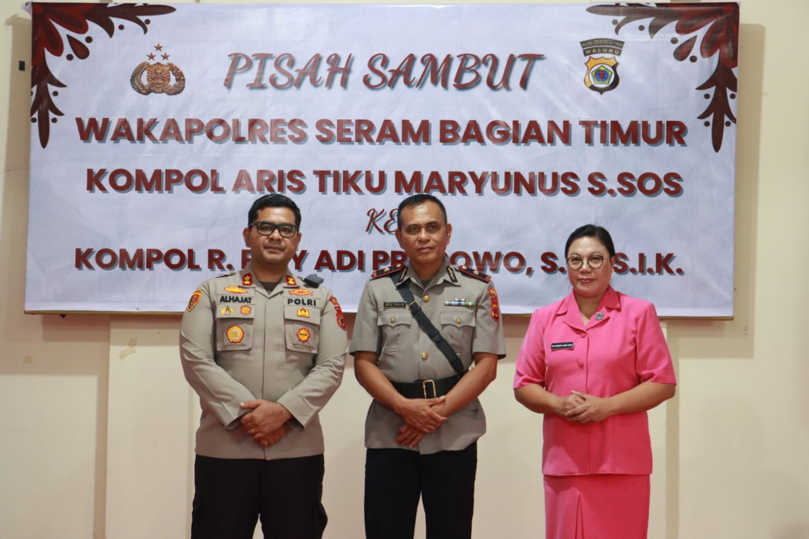 Penuh Haru, Polres SBT Gelar Acara Pisah Sambut Wakapolres SBT