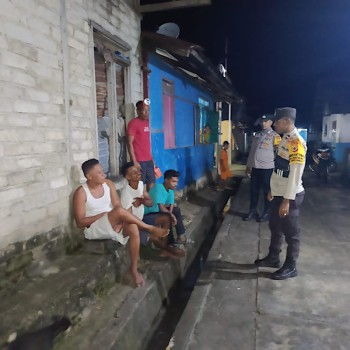 Maksimalkan Patroli Dialogis di malam hari, Polsek Nirunmas jamin rasa aman
