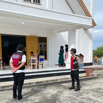 Polsek Wetar Hadir Maksimalkan Pengamanan, Makmurkan Tempat Ibadah