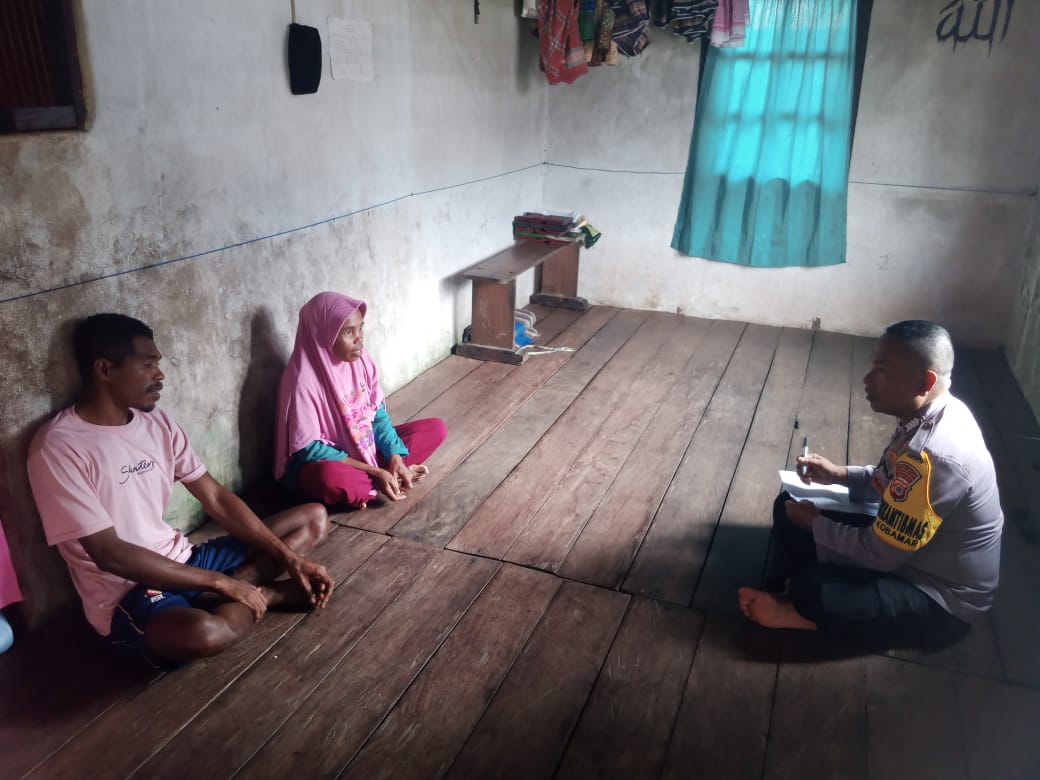 LEWAT DDS, BHABINKAMTIBMAS DESA KOBAMAR SAMPAIKAN HIMBAUAN KAMTIBMAS KEPADA WARGA BINAAN