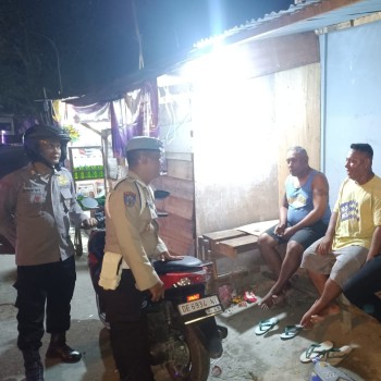 Polsek Baguala Laksanakan Patroli Malam Cegah Gangguan Kamtibmas