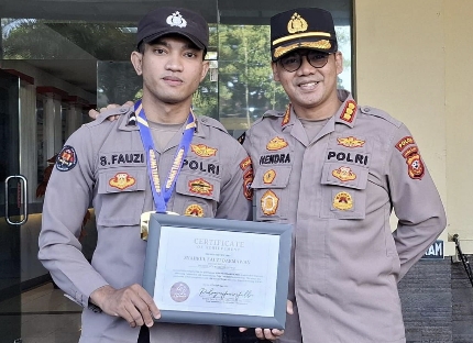 Personel Polda Jabar, Bripda Syahrul Fauzi, Sabet Juara 3 di Combat Champs International