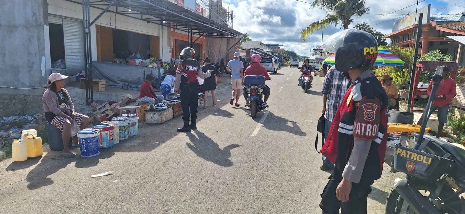Sat Samapta Polres MBD Secara Aktif Himbau Masyarakat Pelihara Stabilitas Kamtibmas