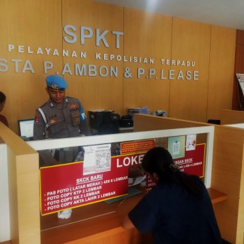 Sipropam Polresta Ambon Lakukan Pengawasan pelayanan Publik di Mako Polresta Ambon