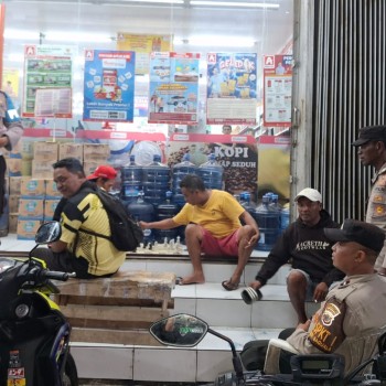 POLSEK BAGUALA GELAR PATROLI CIPTA KONDISI ANTISIPASI GANGGUAN KAMTIBMAS DI WILKUMNYA