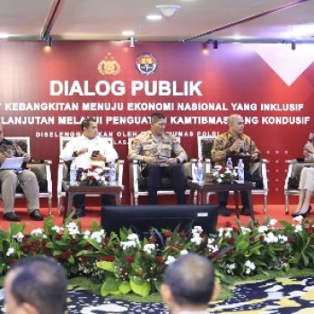 Polri Gelar Dialog Publik: Dorong Ekonomi Nasional Inklusif dan Berkelanjutan Melalui Penguatan Kamtibmas