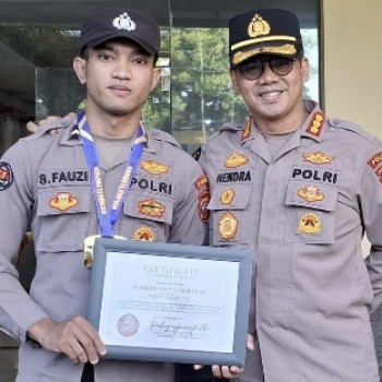 Personel Polda Jabar, Bripda Syahrul Fauzi, Sabet Juara 3 di Combat Champs International