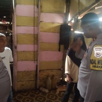 Kapolsek Amahai Bersama Bhabinkamtibmas Kembali Laksanakan Cooling Sistem