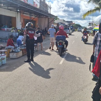 Sat Samapta Polres MBD Secara Aktif Himbau Masyarakat Pelihara Stabilitas Kamtibmas