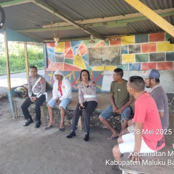 Sat Lantas Polres MBD Memotivasi Warga Utamakan Keselamatan Berlalu Lintas