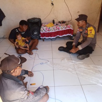 Bhabinkamtibmas Bripda Malau Bina Warga Desa Ilmamau Jaga Kamtibmas
