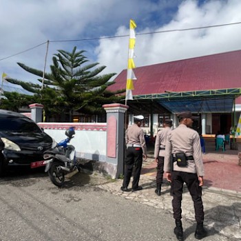 Jamin rasa aman saat peringatan kenaikan Yesus Kristus, Polres Kepulauan Tanimbar gelar patroli dan pengamanan