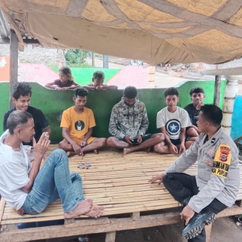 Kapolres MBD Minta Peran Aktif Bhabinkamtibmas Galakkan Sosialisasi Larangan Judi Onliine