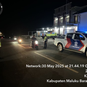 Cegah Balapan Liar, Satuan Lantas Polres MBD Intensifkan Gatur Jalan