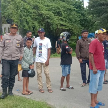 Polresta Ambon laksanakn pengamanan Gelaran Road Race Pattimura Open Championship 2025 di Negeri Passo