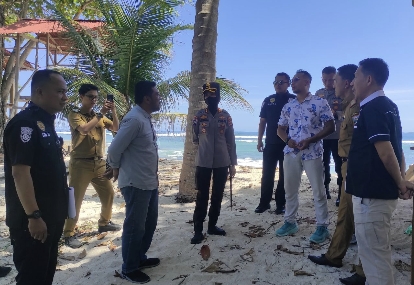 Jelang Krui Pro WSL 2025, Polda Lampung dan Mabes Polri Gelar Risk Assessment di Pantai Tanjung Setia