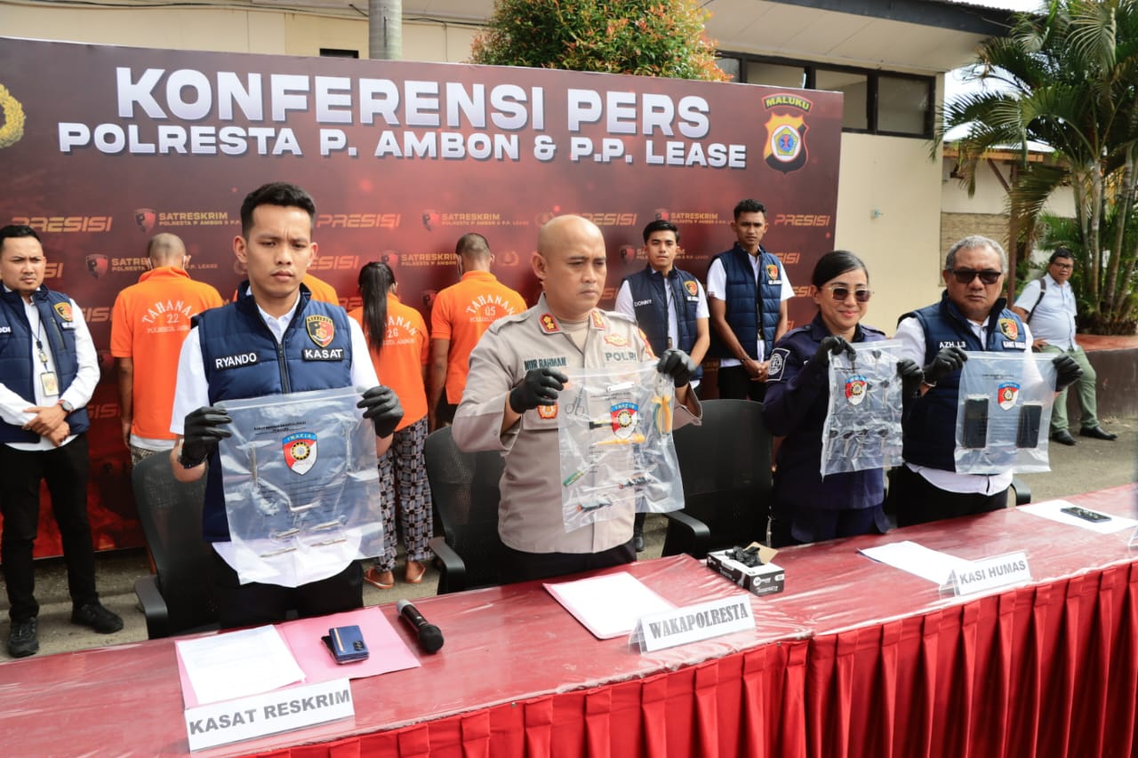 Polresta Ambon Ungkap Pencurian 25 Ranmor