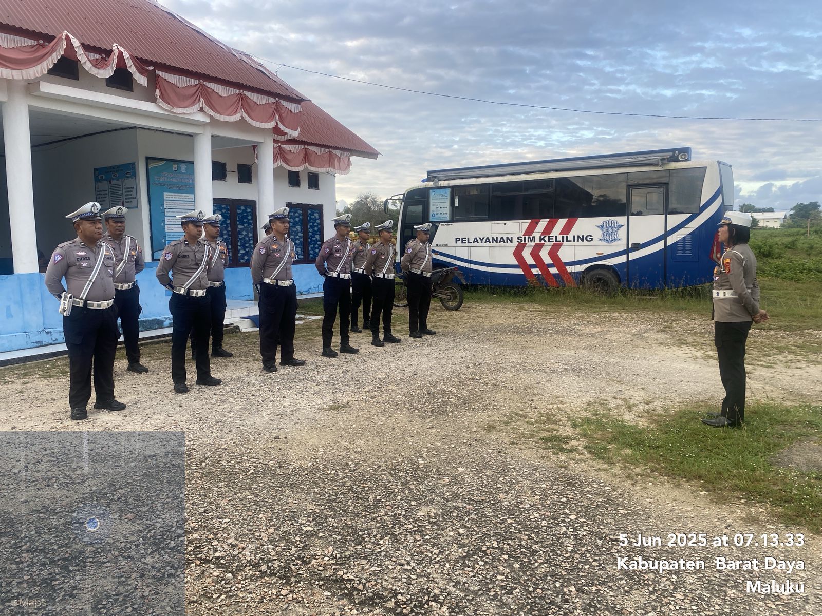 Satuan Lantas Polres MBD Himbau Warga Taati Aturan Berlalu Lintas