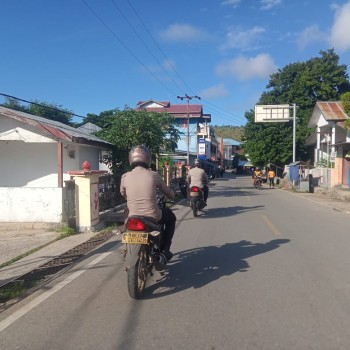 Polsek Kisar Maksimalkan Patroli, Pantau Aktifitas Masyarakat Ciptakan Kondusifitas Kamtibmas