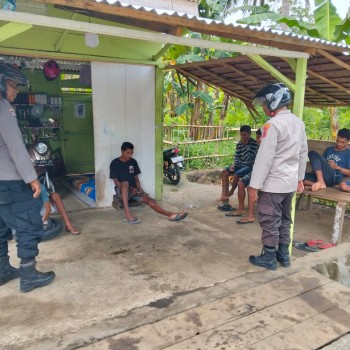 Kembali Polsek Amahai Gelar Sambang Kamtibmas Kepada Masyarakat
