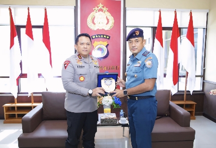 Kapolda Maluku Terima Kunjungan Danguspurla Koarmada III: Pamit Tugas & Perkenalan Pejabat Baru