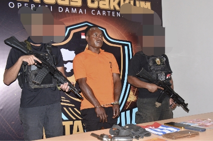 DPO KKB Puncak Yekis Wanimbo alias Salahmakan Tabuni Ditangkap di Mimika, Kepemilikan Senpi Terungkap