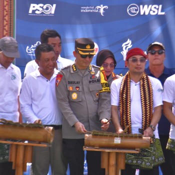 World Surfing League (WSL) Krui Pro 2025 Resmi Di Buka, Polda Lampung Siap Mengamankan