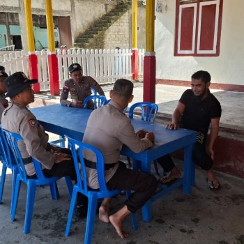 Personil Polres Malteng Kembali Laksanakan Sambang Di Negeri Sawai