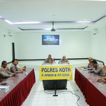 Polresta Ambon Gelar Lat Pra Ops Simpatik Salawaku 2025: Wujudkan Budaya Tertib Lalu Lintas di Tengah Masyarakat
