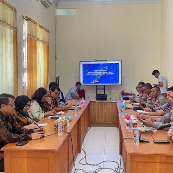 Bahas konflik sosial, Kapolres Kepulauan Tanimbar terima kunjungan kerja Komnas HAM Provinsi Maluku