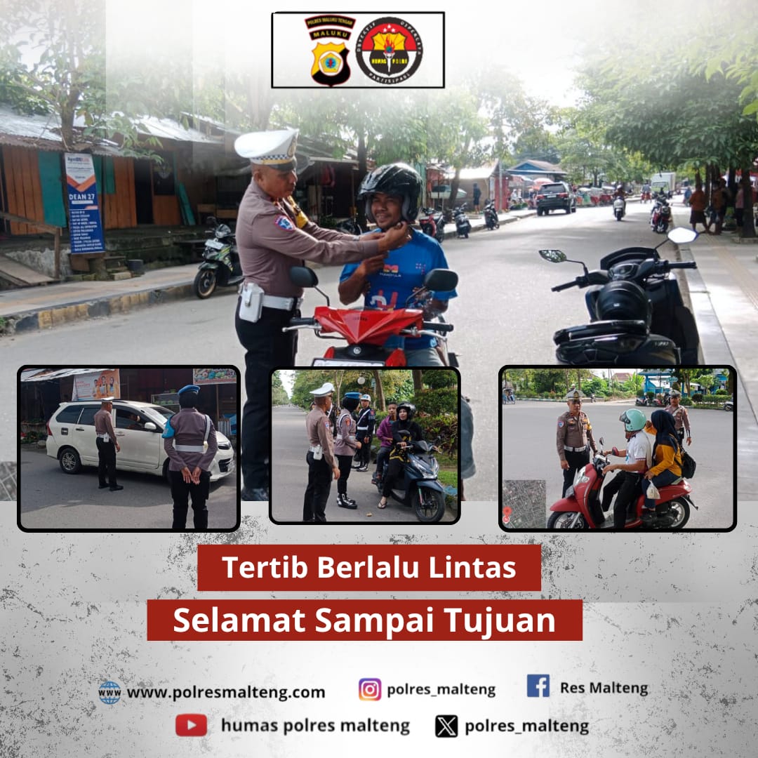 Humanis Tapi Tegas:  Begini Cara Satgas Gakkum Tertibkan Lalu Lintas Masohi