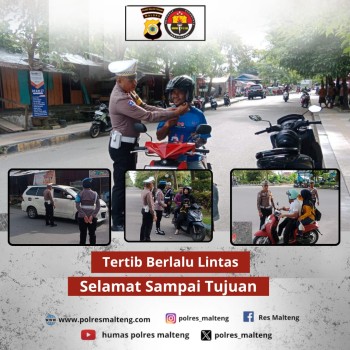 Humanis Tapi Tegas:  Begini Cara Satgas Gakkum Tertibkan Lalu Lintas Masohi