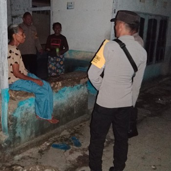 Ciptakan Kondusifitas, Polsek Nirunmas Maksimalkan Patroli Dialogis di malam hari