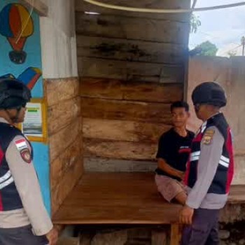 Personel Polsek Tepa Intensifkan Patroli Harkamtibmas, Wujudkan Situasi Kamtibmas Yang Kondusif