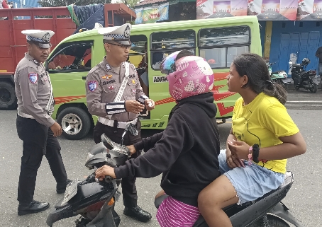 Operasi Simpatik, Polda Maluku Sosialisasi Pentingnya Aturan Lalulintas
