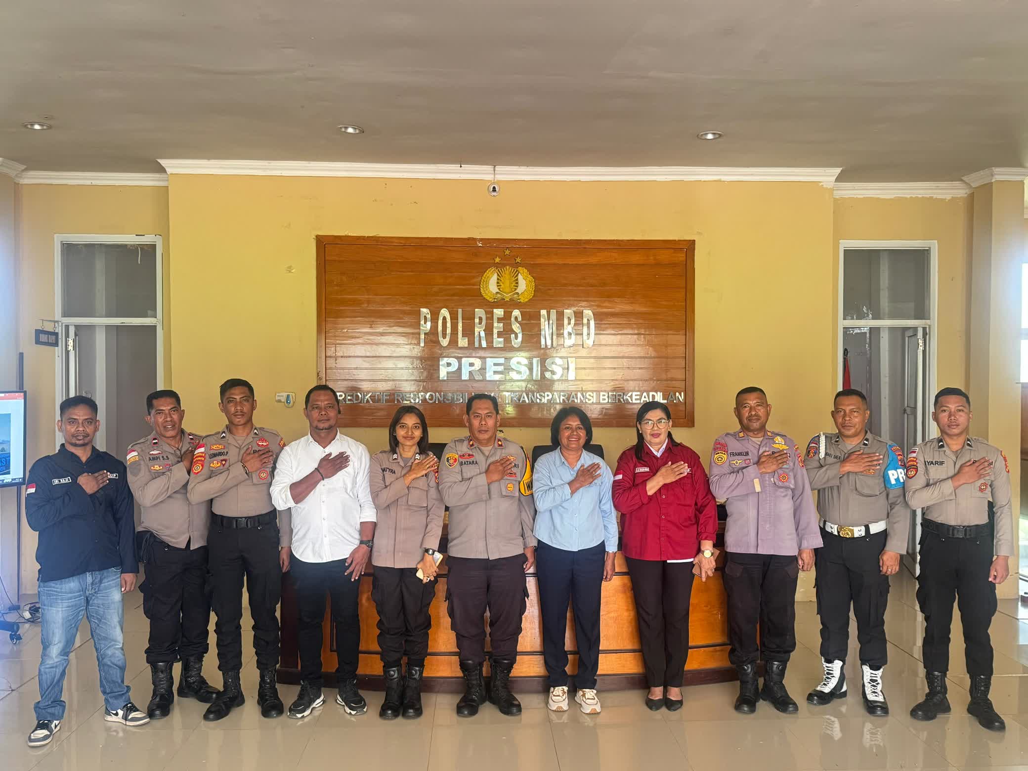 Waka Polres MBD Buka Kegiatan Sosialisasi Universitas Terbuka Ambon di Polres MBD