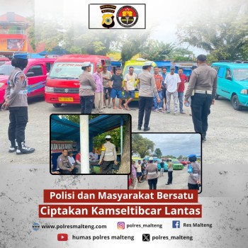 Operasi Simpatik Salawaku 2025:  Kembali Polisi Berbagi Pesan Keselamatan di Masohi