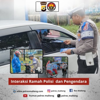 Polisi Sahabat:  Menjaga Keselamatan di Jalan Raya Masohi