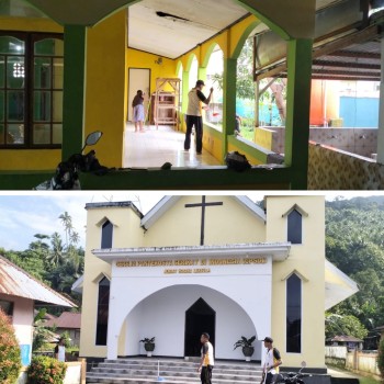 Polsek Leksula Polres Buru Selatan Laksanakan Bakti Religi Di Masjid Dan Gereja Dalam Rangka Memnyambut Hari Bhayangkara Ke-79