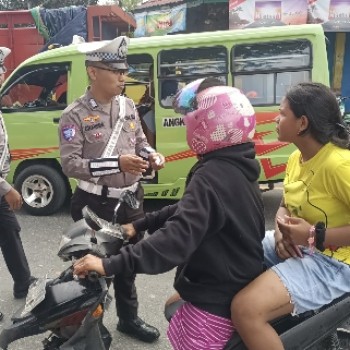 Operasi Simpatik, Polda Maluku Sosialisasi Pentingnya Aturan Lalulintas