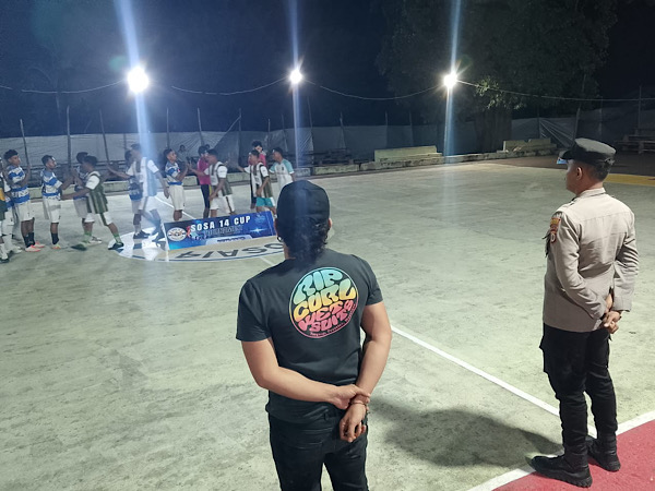 Antisipasi potensi kerawanan, Polres Kepulauan Tanimbar amankan turnamen sepak bola gawang mini