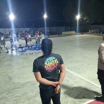 Antisipasi potensi kerawanan, Polres Kepulauan Tanimbar amankan turnamen sepak bola gawang mini