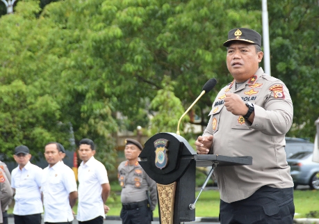 Pimpin Apel Perdana, Wakapolda Maluku Ingatkan Persenol Untuk Bekerja Dengan Baik