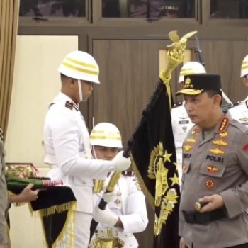 Kapolri Pimpin Upacara Pemuliaan Nilai Tribrata Jelang Hari Bhayangkara ke-79