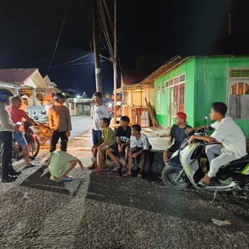 POLSEK SALAHUTU GELAR PATROLI MALAM UNTUK CIPTA KONDISI KAMTIBMAS AMAN DAN KONDUSIF