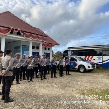 Satuan Lantas Polres MBD Operasi Simpatik Salawaku 2025, Utamakan Keselamatan Pengendara