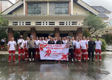 Personel Polda Maluku Bakti Religi di Gereja Maranatha Ambon, Tuagama: Terima Kasih Polri