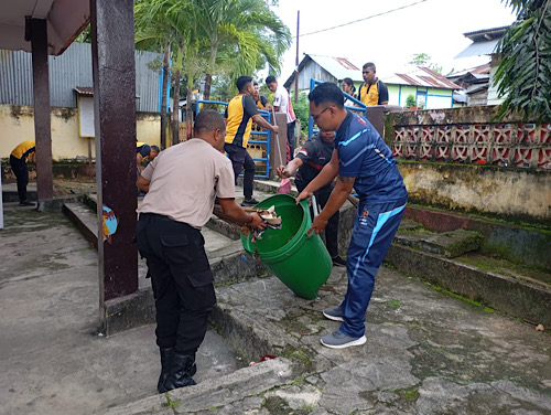 Wujudkan kepedulian Polri sambut Hari Bhayangkara ke-79, Polsek Tanut  gelar Bakti Religi