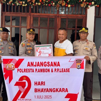 Wakapolresta Ambon Gelar Anjangsana, Kunjungi Warakawuri dan Pensiunan Polri dalam Semangat Hari Bhayangkara ke-79